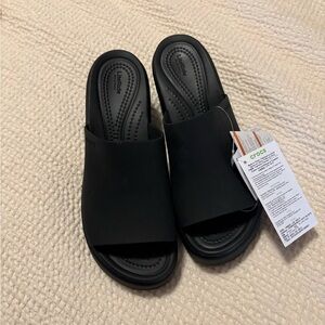 CROCS BROOKLYN SLIDE HEEL